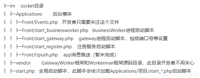利用后端websocket服务框架之一GateWayWorker搭建websocket即时通讯项目